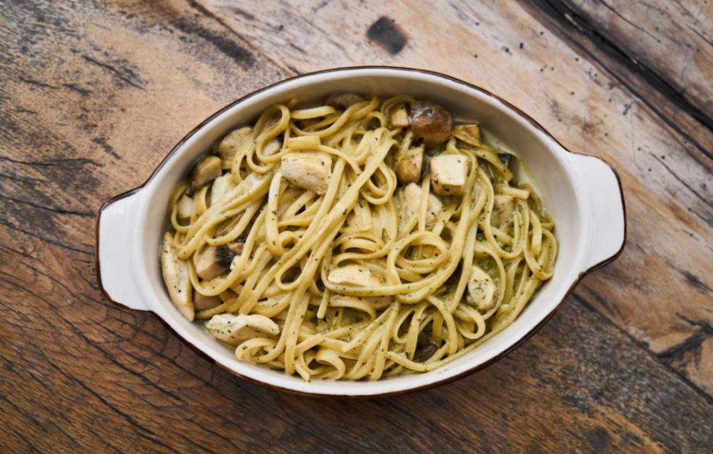 Garlic Parmesan Chicken Pasta