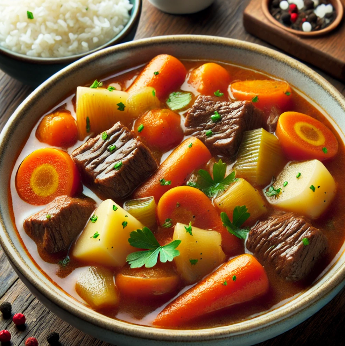 Hawaiian beef stew