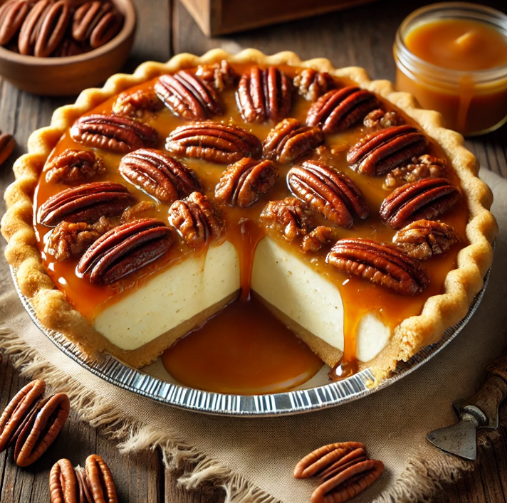 Pecan cream pie