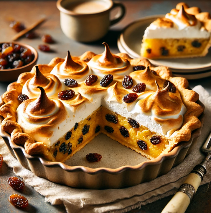 Sour Cream Raisin Pie