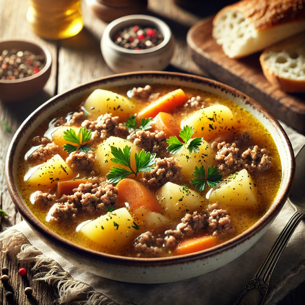 Hamburger Potato Soup