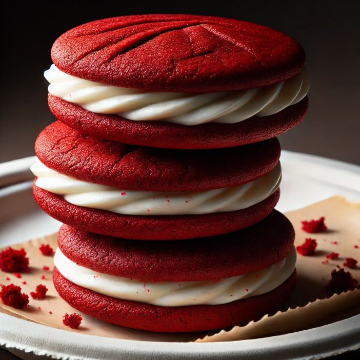 Red velvet cake cookies