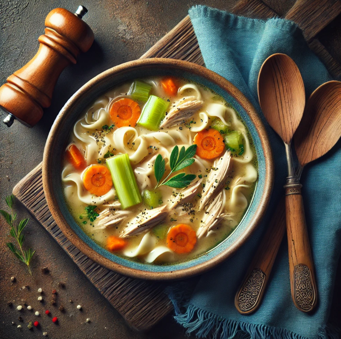 Crack Chicken Noodle Soup