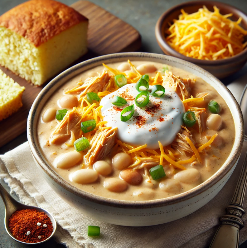 Cream cheese chicken chili