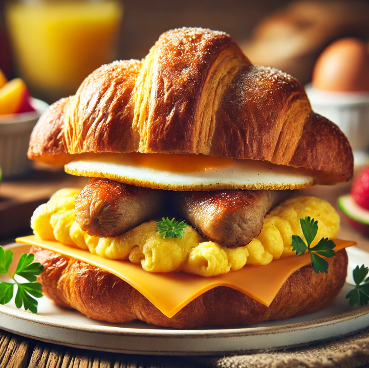 sausage egg cheese croissant