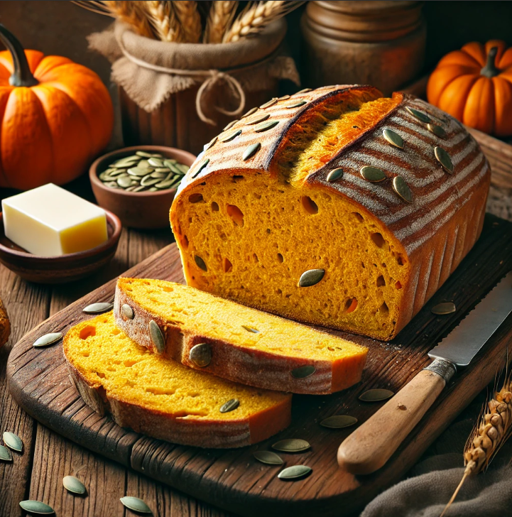 Pumpkin Sourdough Bread