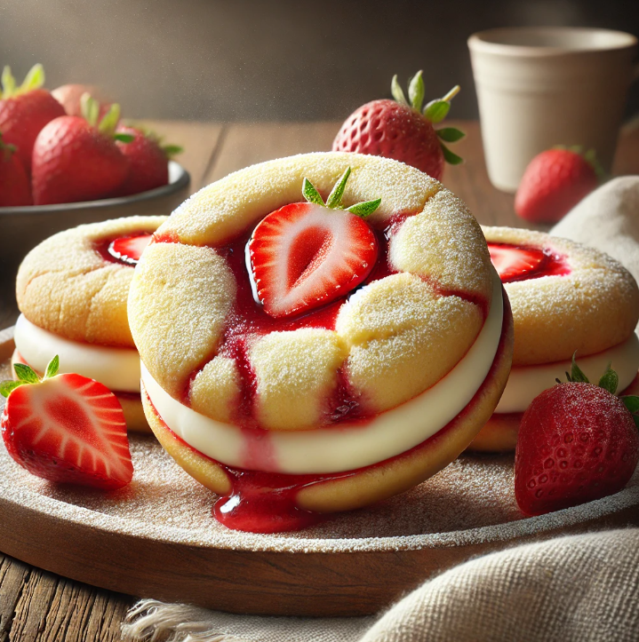 Strawberry Cheesecake Cookies