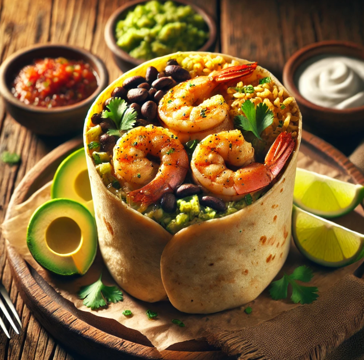 shrimp burrito