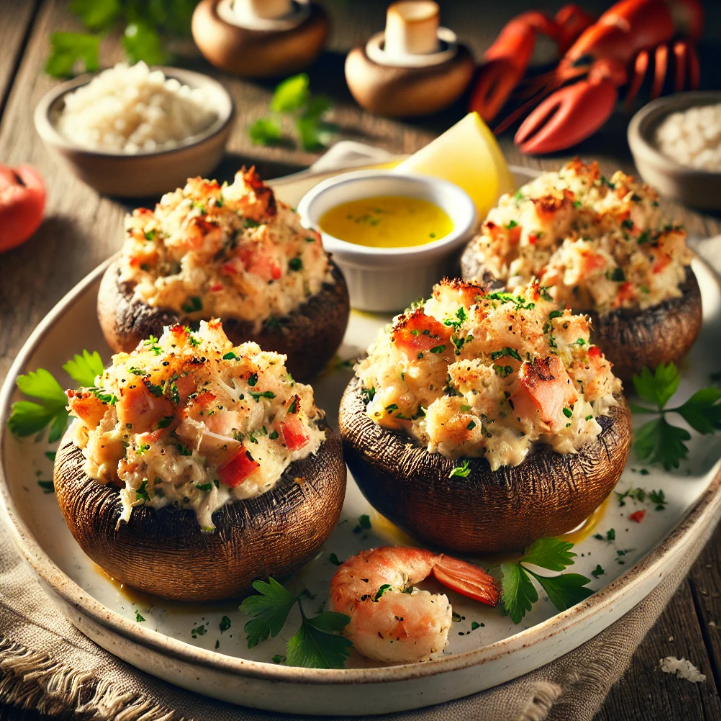 Red Lobster stuffed mushrooms